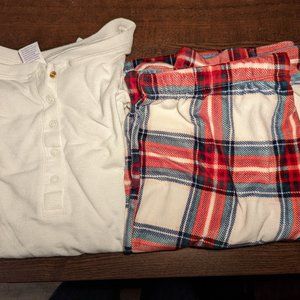 NWOT Stars Above Henley Pajama Set